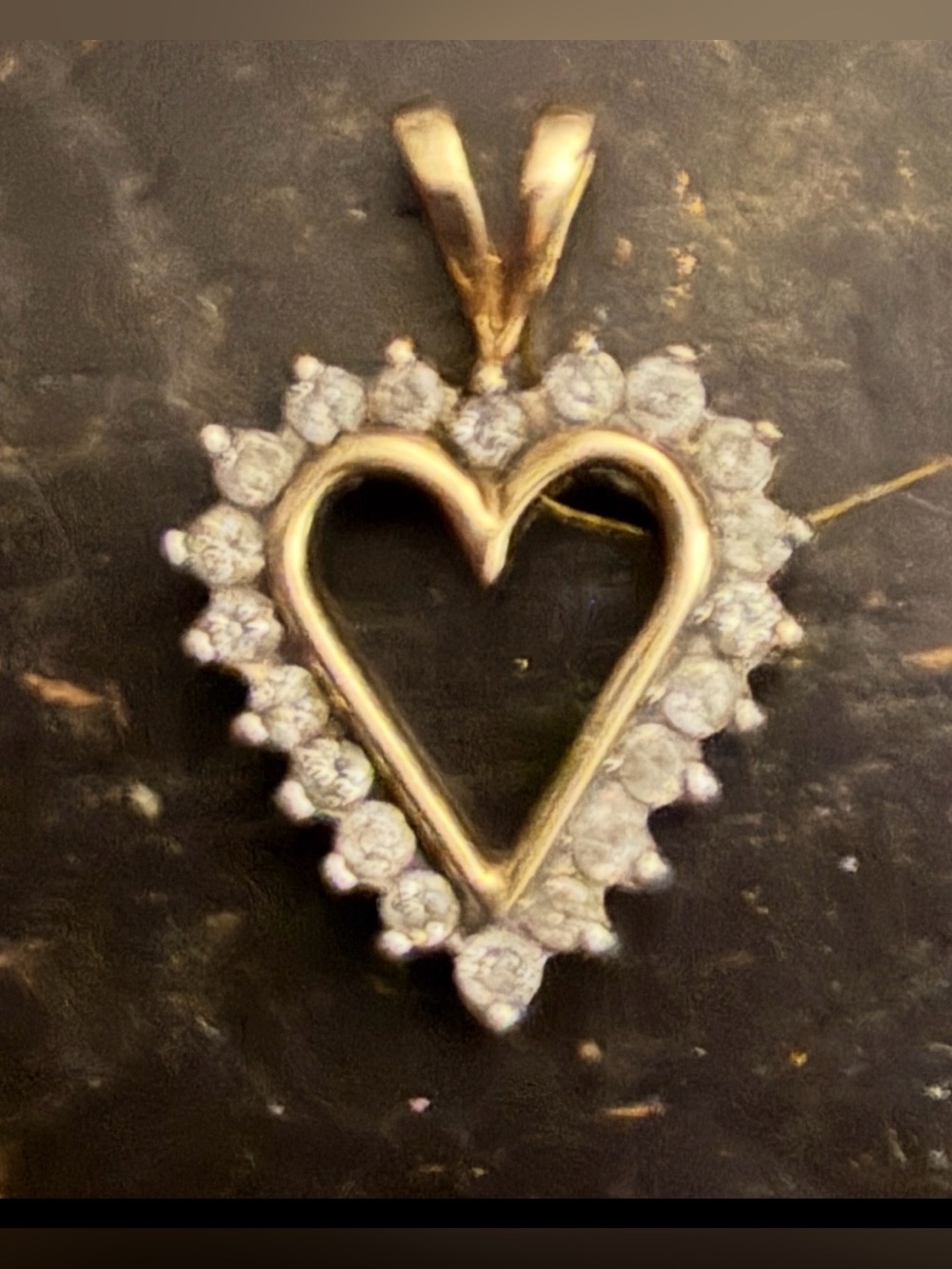 💛💛✨Vintage 10K Yellow Gold Heart Pendant 💛💛✨